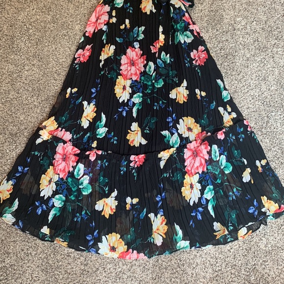 Kensie midi dress black floral - Picture 3 of 8